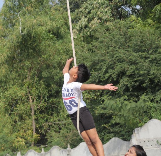 Malkhambh Training by Kashi Elite School, Khandwa